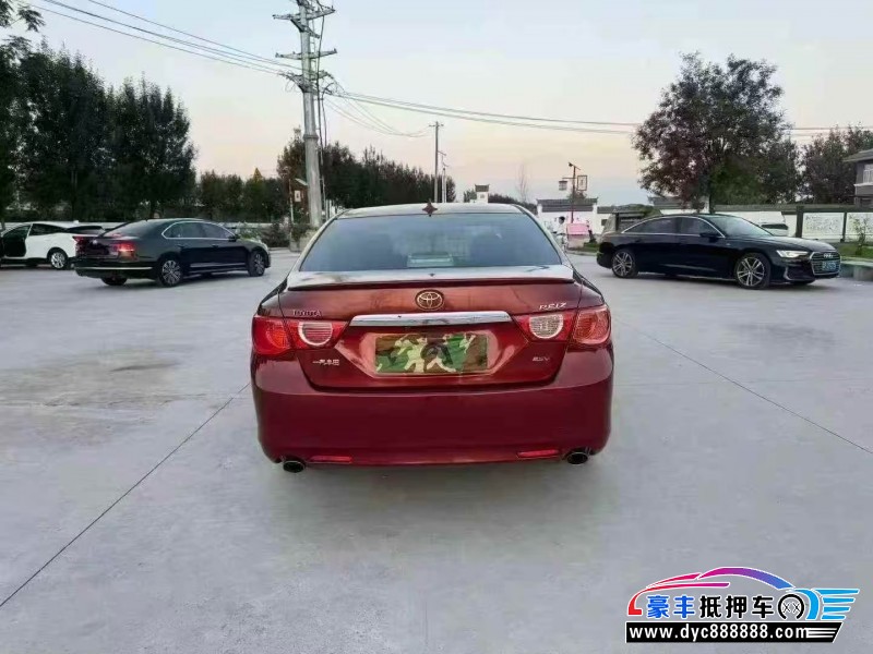 11年丰田锐志轿车抵押车出售