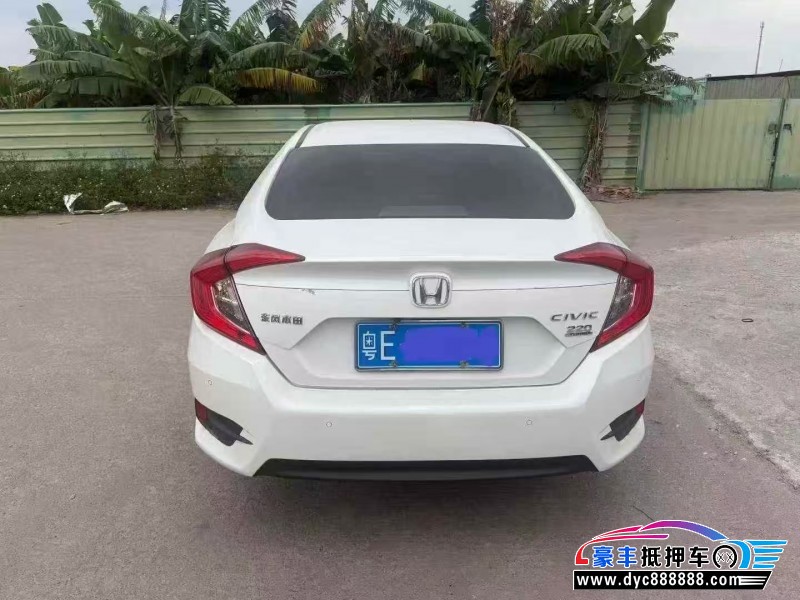 19年本田思域轿车抵押车出售