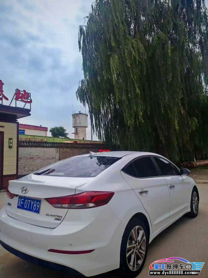 18年现代领动轿车抵押车出售