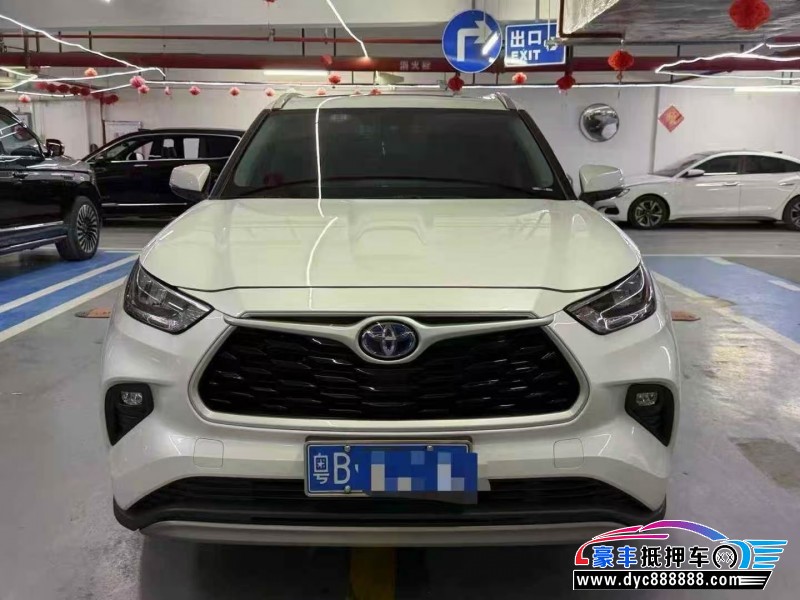 24年丰田汉兰达轿车抵押车出售