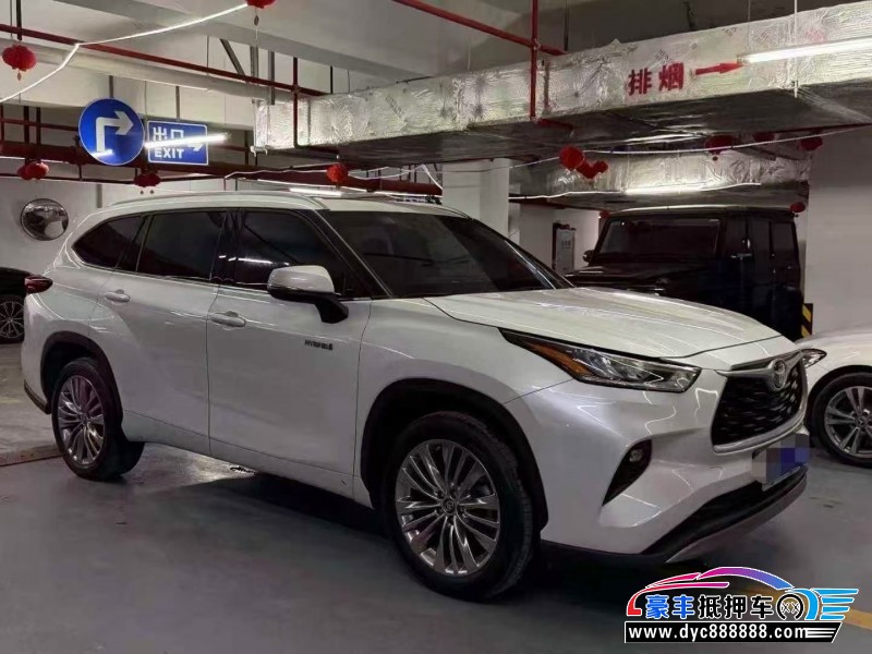 24年丰田汉兰达轿车抵押车出售