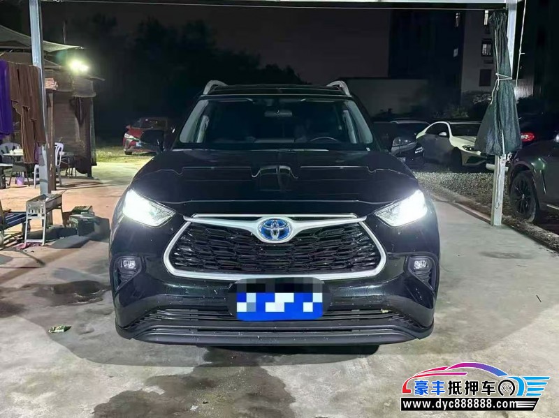 24年丰田汉兰达轿车抵押车出售