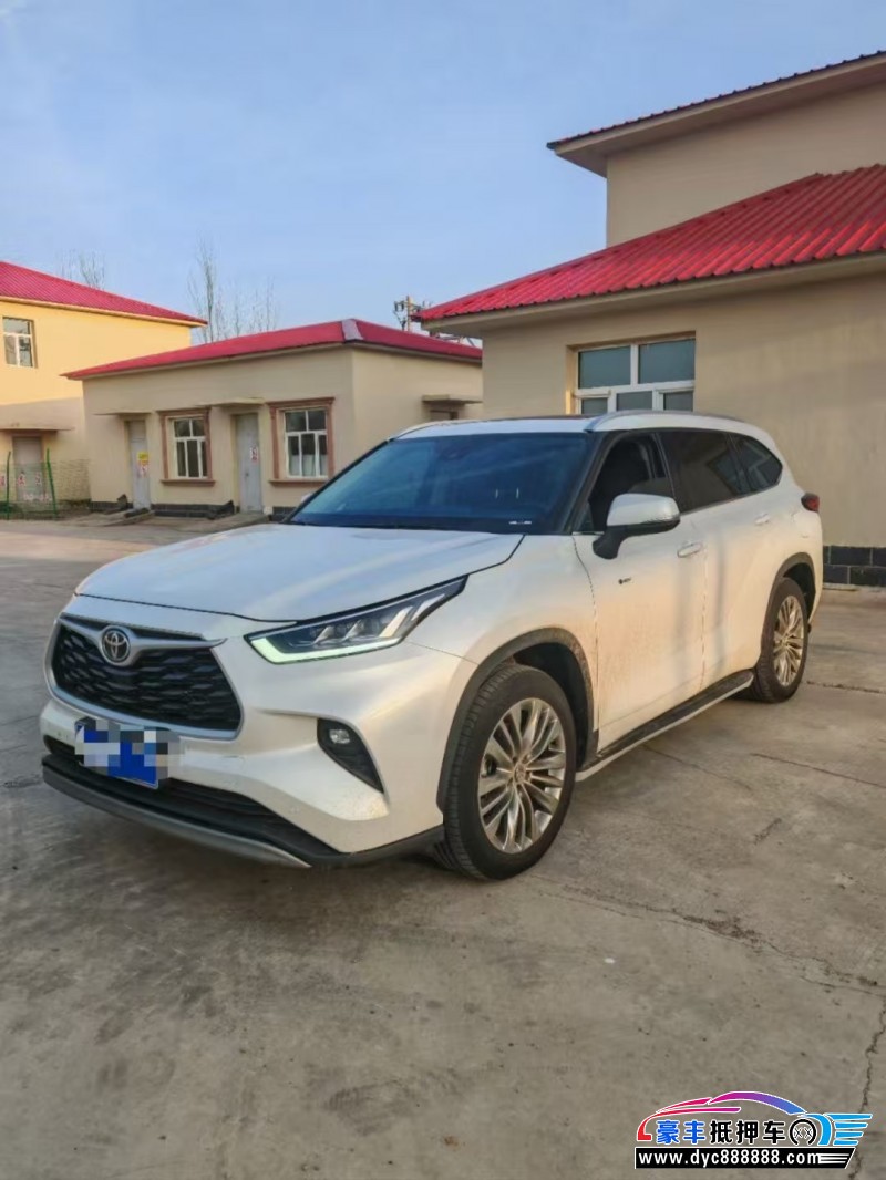 24年丰田汉兰达轿车抵押车出售