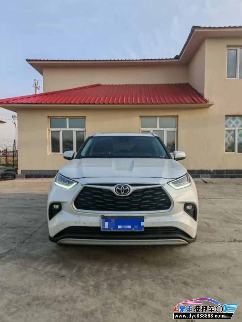 24年丰田汉兰达轿车抵押车出售