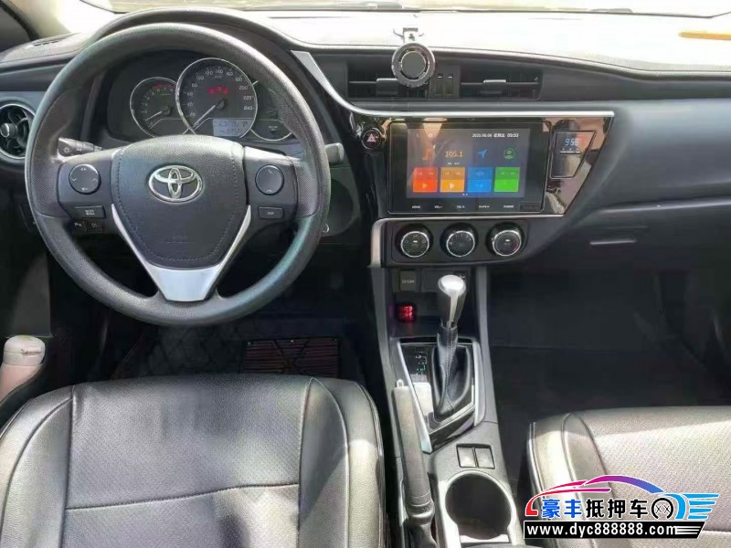 18年丰田雷凌轿车抵押车出售