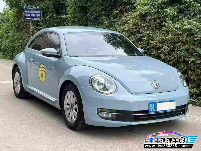14年大众甲壳虫轿车抵押车出售