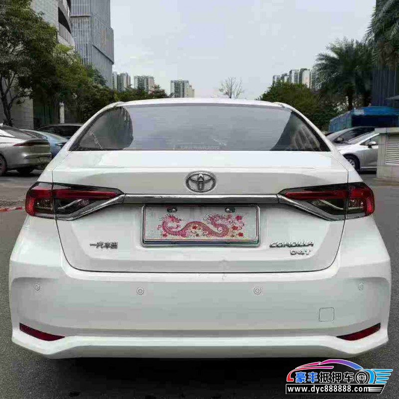 21年丰田卡罗拉轿车抵押车出售