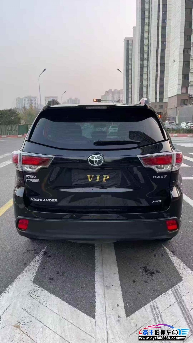 16年丰田汉兰达轿车抵押车出售