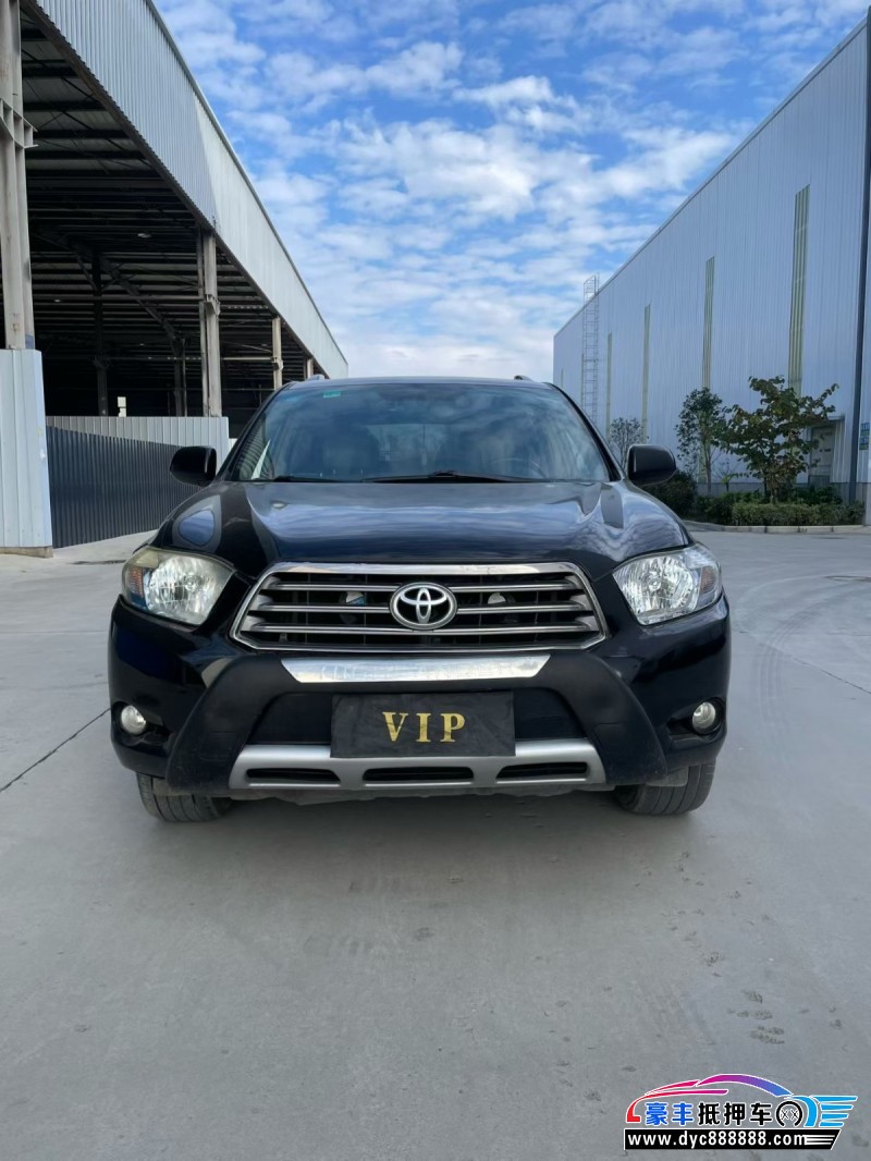 11年丰田汉兰达轿车抵押车出售