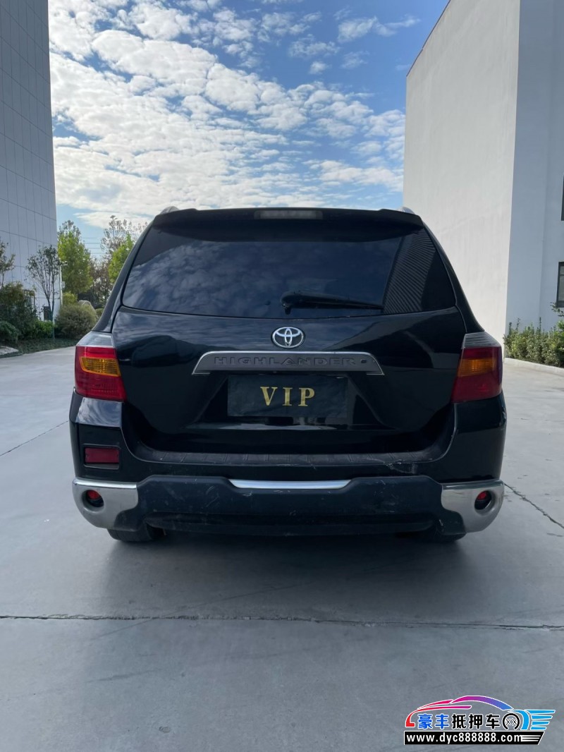 11年丰田汉兰达轿车抵押车出售