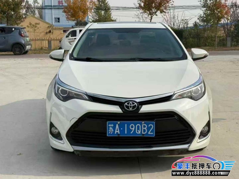 17年丰田雷凌轿车抵押车出售