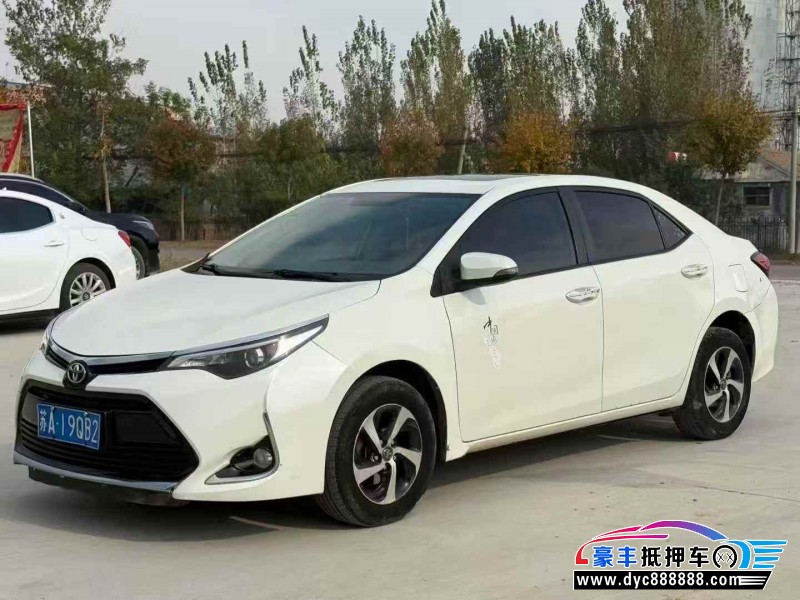 17年丰田雷凌轿车抵押车出售