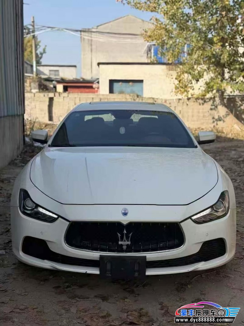 17年玛莎拉蒂Ghibli轿车抵押车出售
