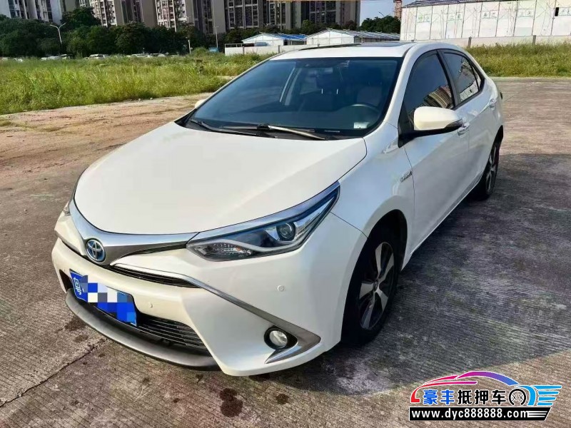 17年丰田雷凌轿车抵押车出售