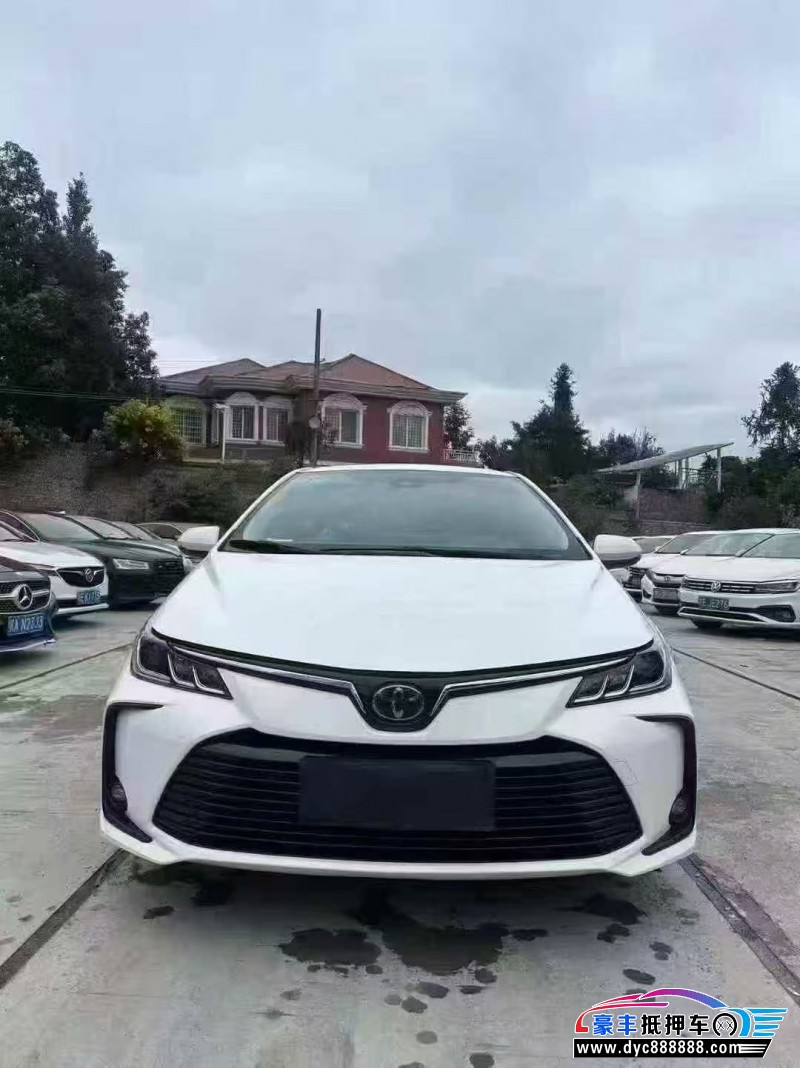 21年丰田卡罗拉轿车抵押车出售
