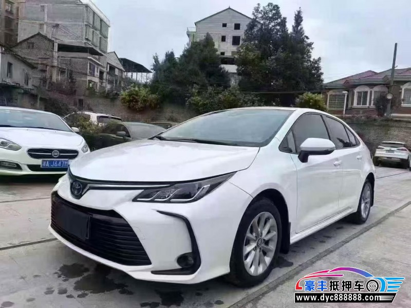 21年丰田卡罗拉轿车抵押车出售