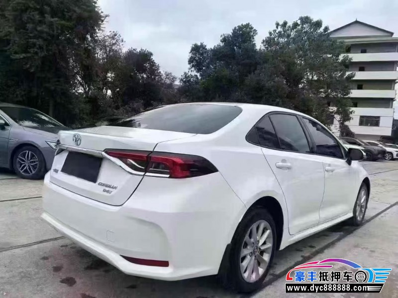 21年丰田卡罗拉轿车抵押车出售