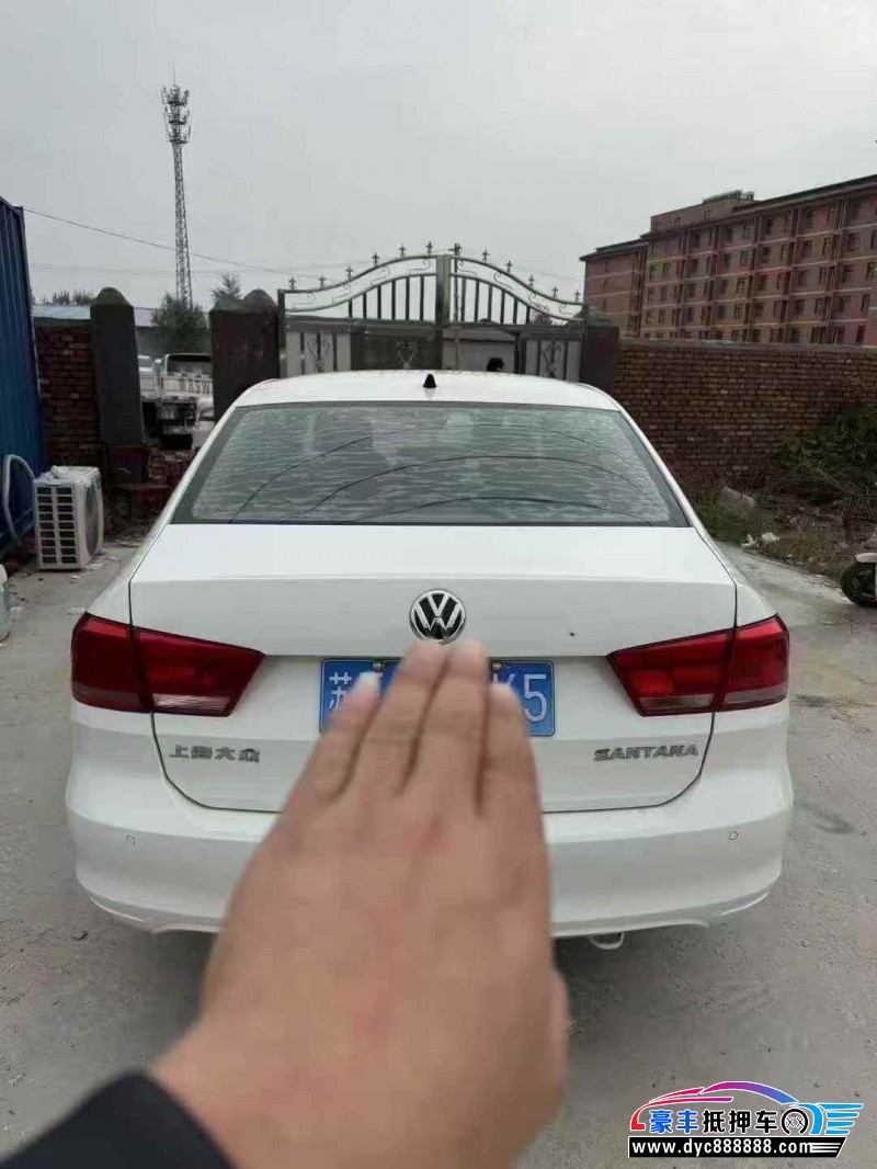 16年大众桑塔纳轿车抵押车出售