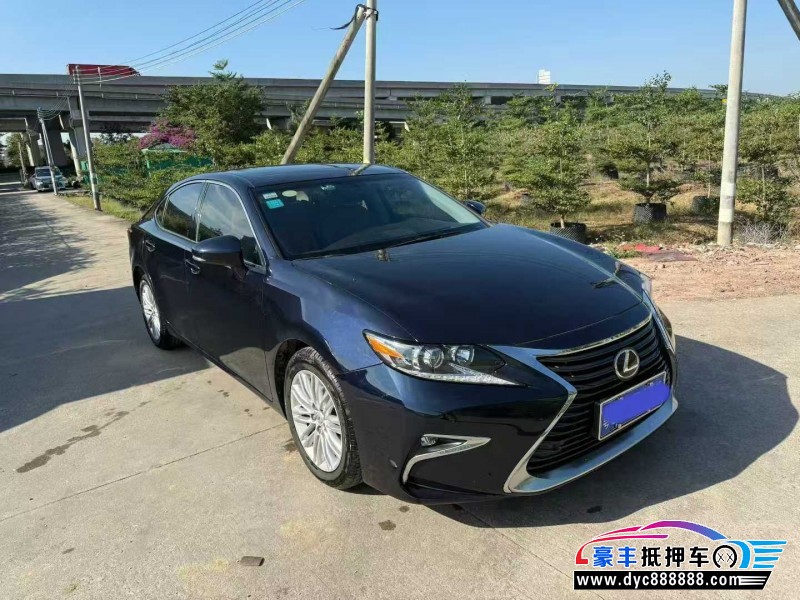 18年雷克萨斯ES轿车抵押车出售