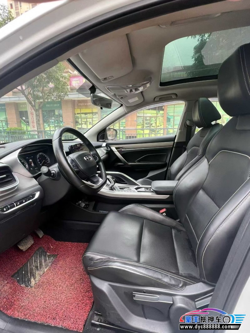 19年吉利缤越轿车抵押车出售