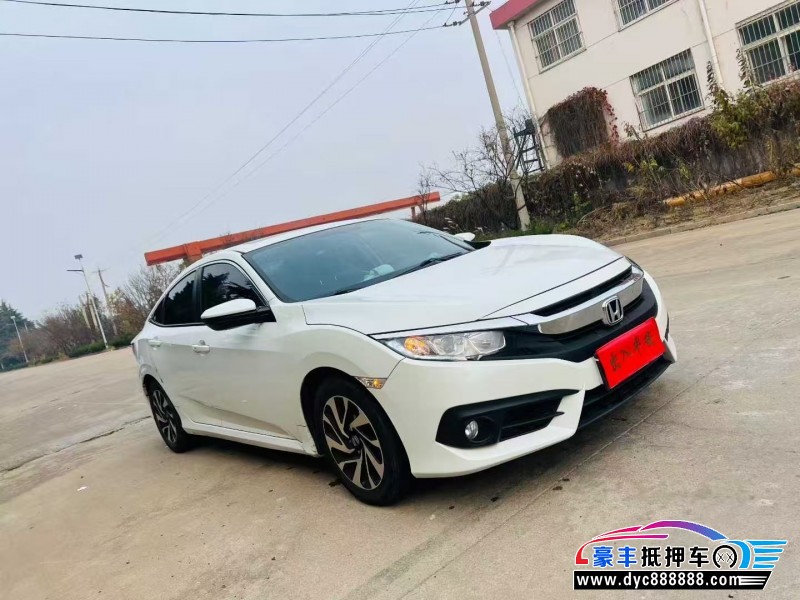 19年本田思域轿车抵押车出售