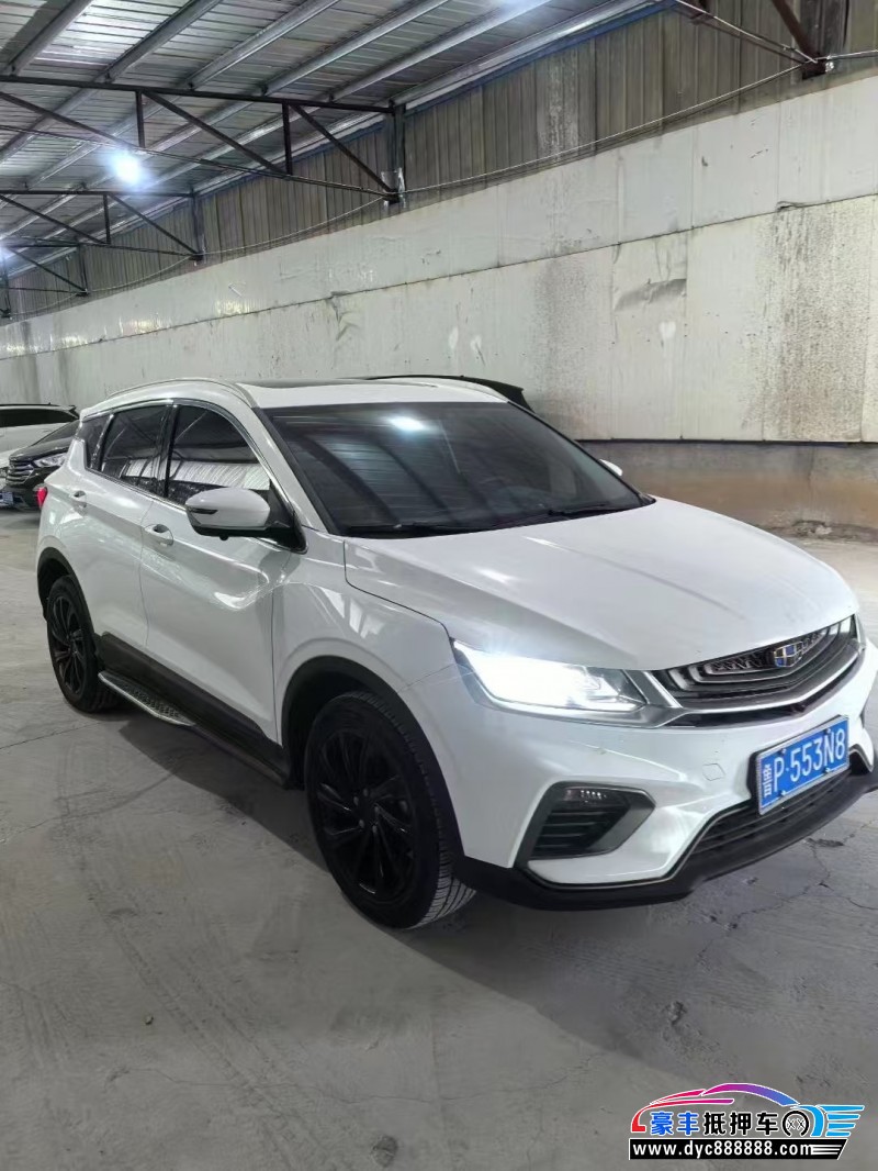 19年吉利缤越轿车抵押车出售