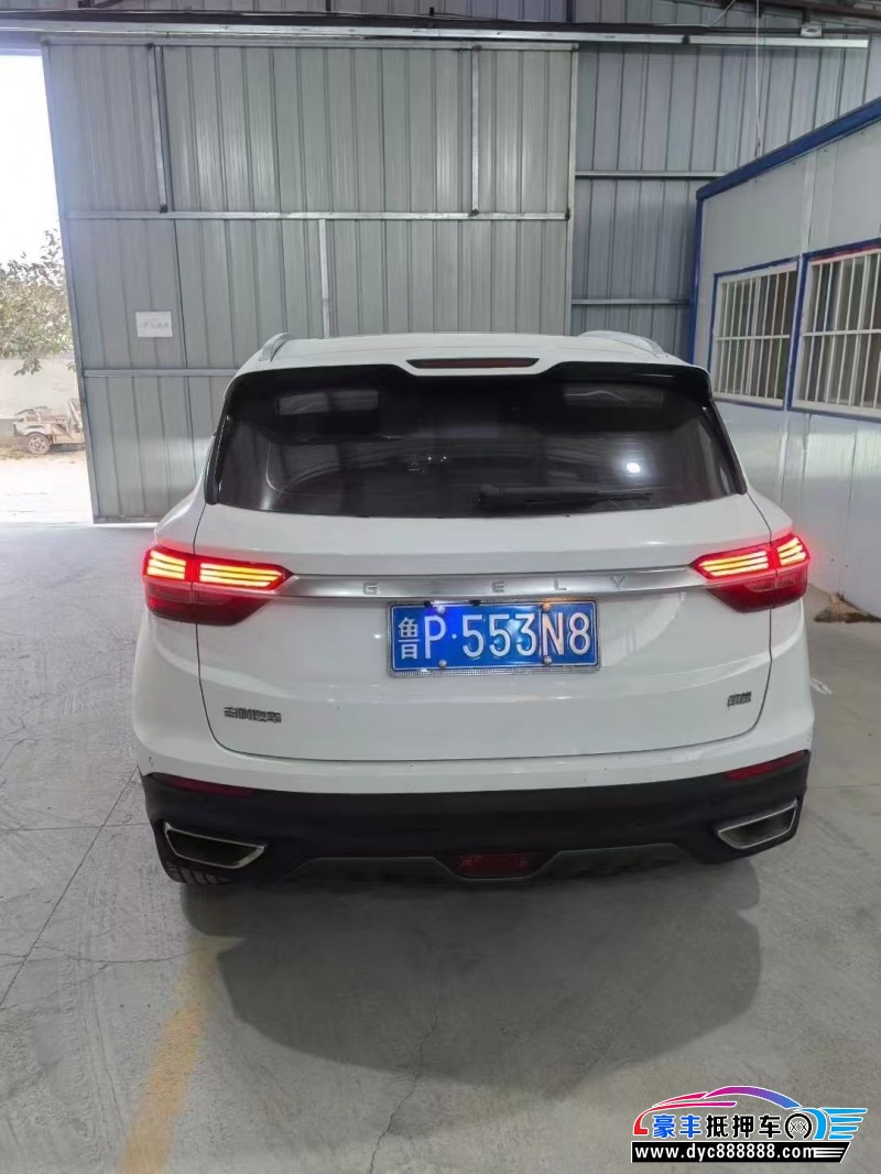 19年吉利缤越轿车抵押车出售