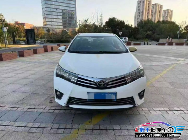 14年丰田卡罗拉轿车抵押车出售