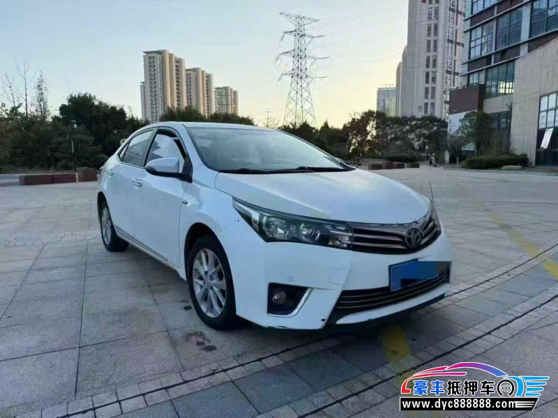 14年丰田卡罗拉轿车抵押车出售