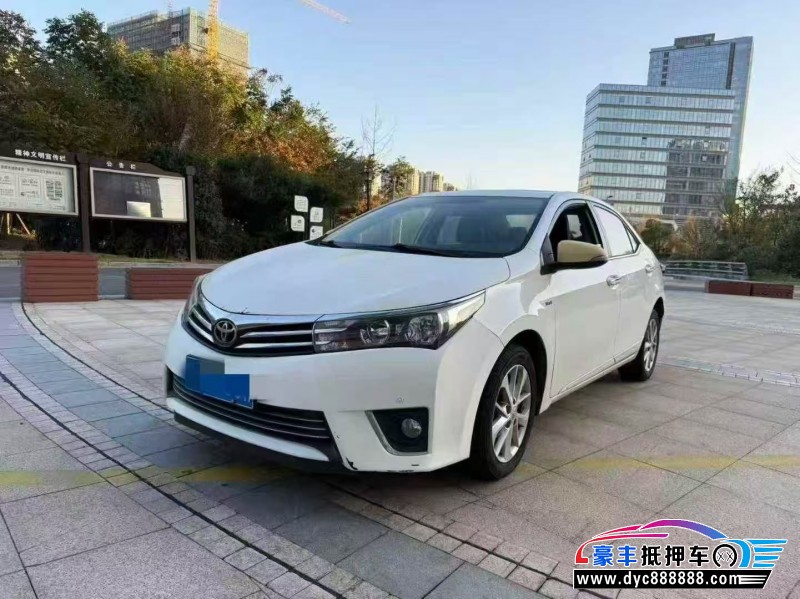 14年丰田卡罗拉轿车抵押车出售