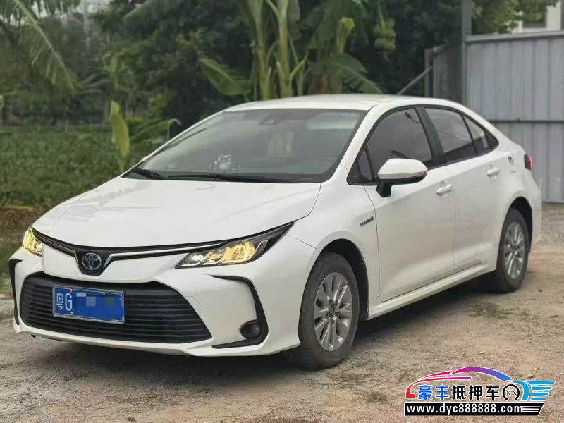 22年丰田卡罗拉轿车抵押车出售