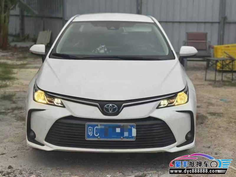 22年丰田卡罗拉轿车抵押车出售