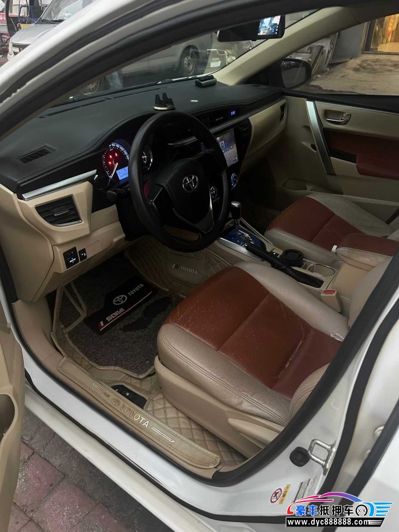 14年丰田卡罗拉轿车抵押车出售