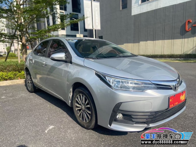 19年丰田卡罗拉轿车抵押车出售