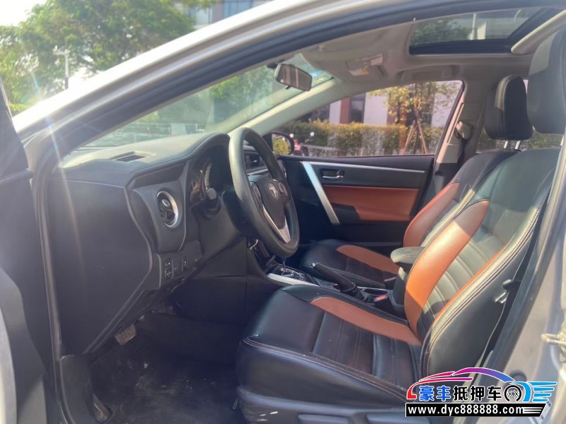 19年丰田卡罗拉轿车抵押车出售