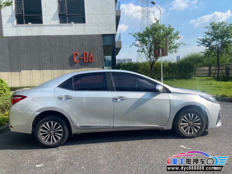 19年丰田卡罗拉轿车抵押车出售