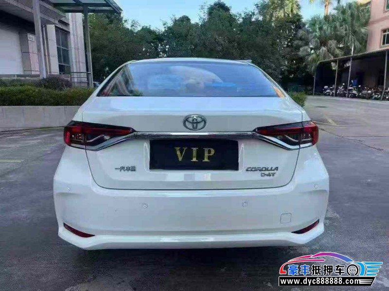 22年丰田卡罗拉轿车抵押车出售