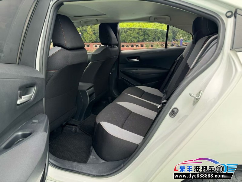 21年丰田卡罗拉轿车抵押车出售