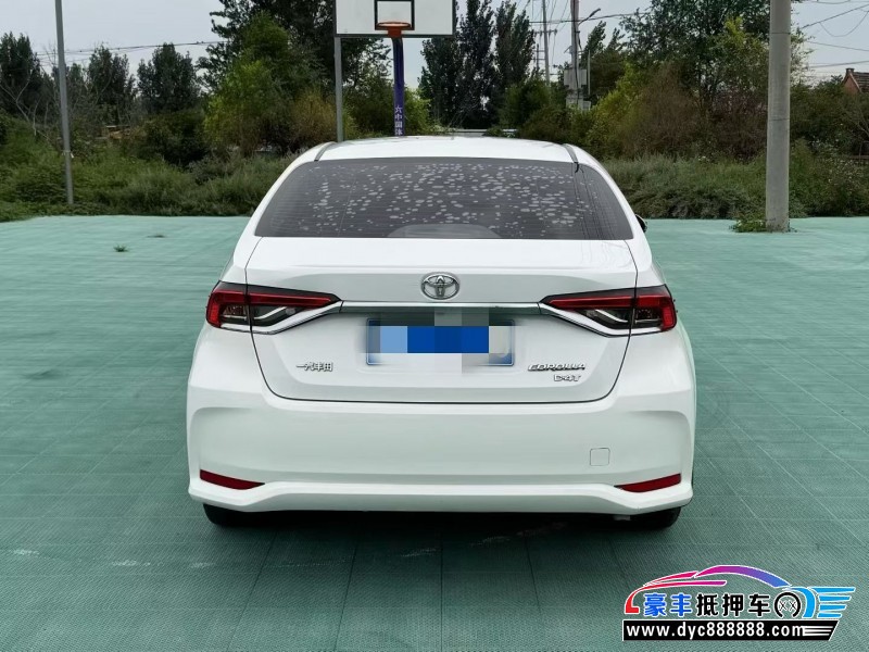 21年丰田卡罗拉轿车抵押车出售