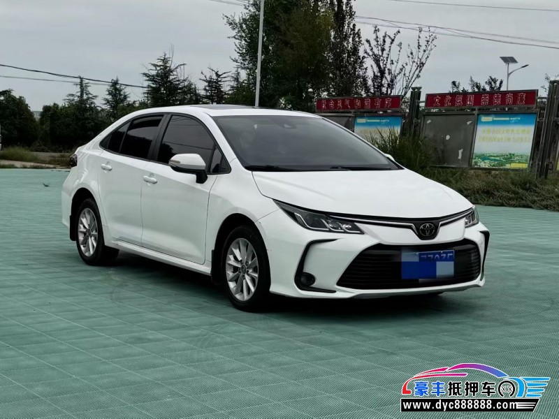 21年丰田卡罗拉轿车抵押车出售