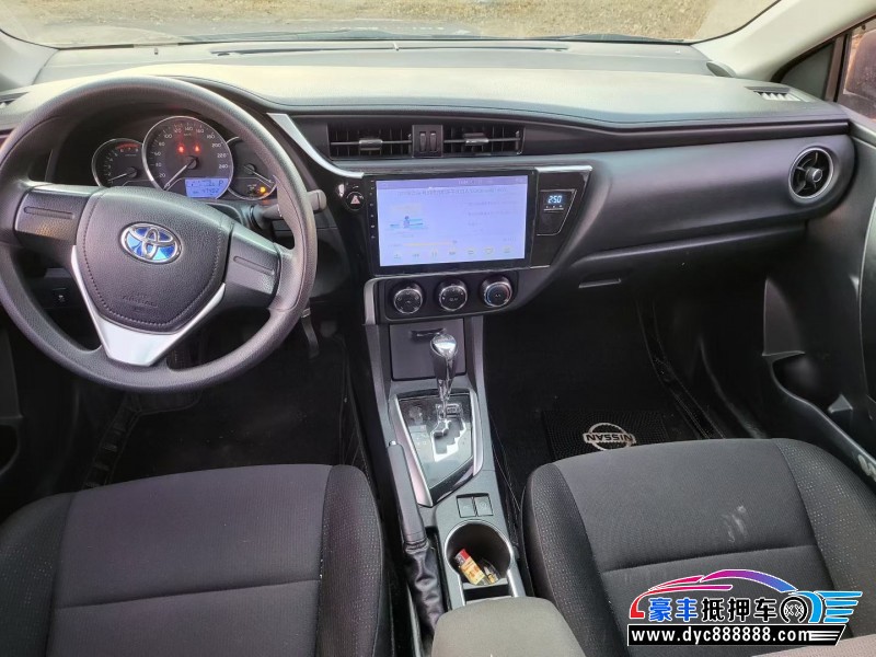 18年丰田卡罗拉轿车抵押车出售