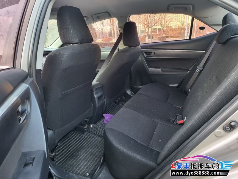 18年丰田卡罗拉轿车抵押车出售