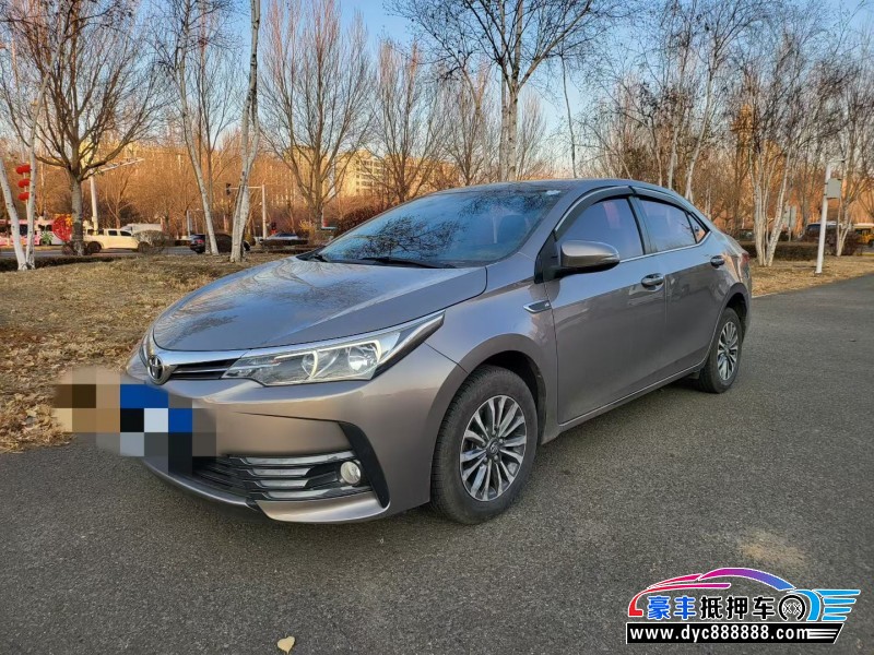 18年丰田卡罗拉轿车抵押车出售