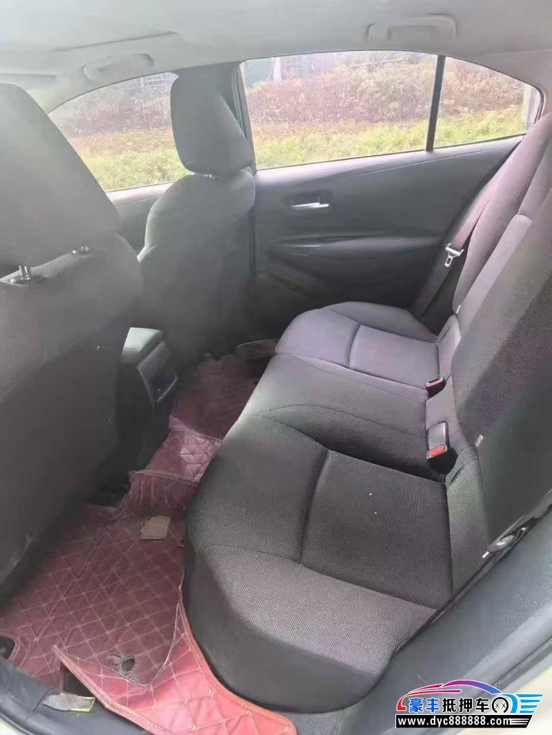 21年丰田卡罗拉轿车抵押车出售