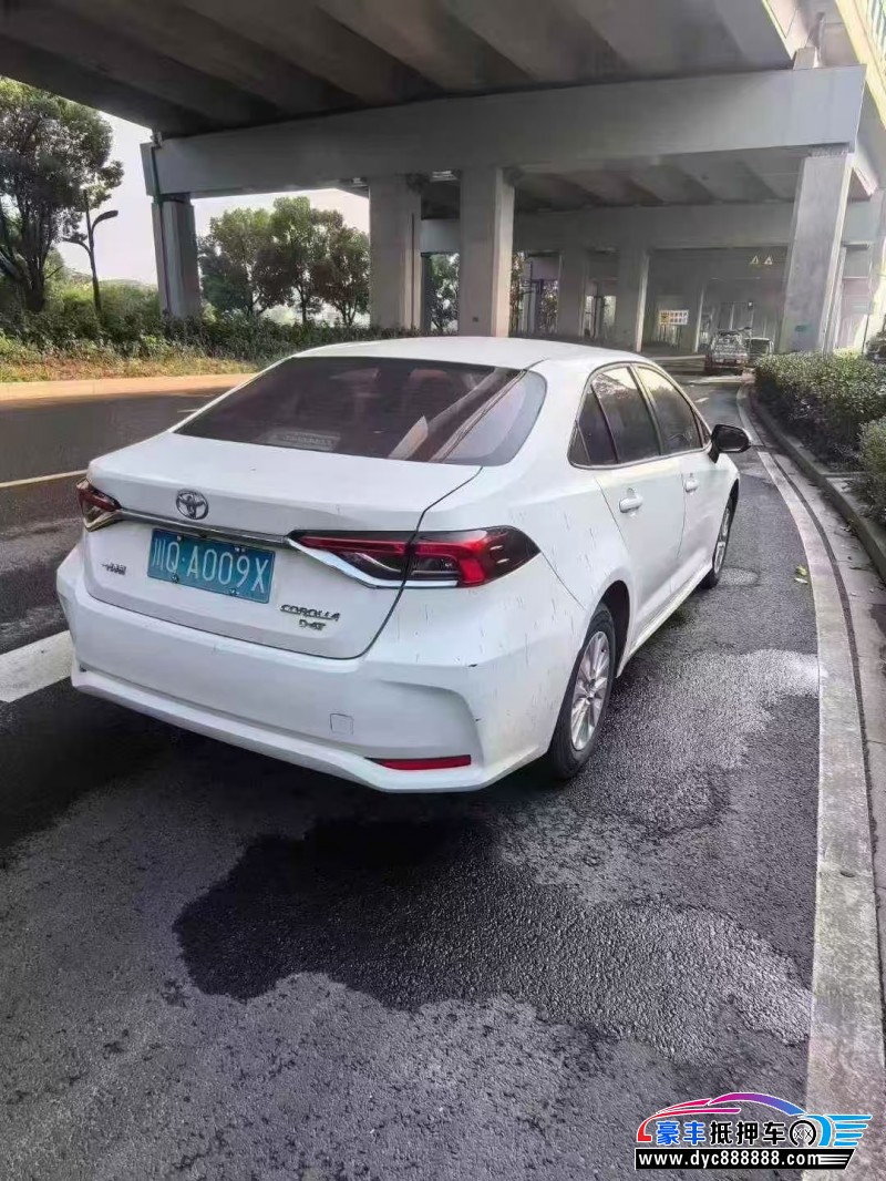 21年丰田卡罗拉轿车抵押车出售