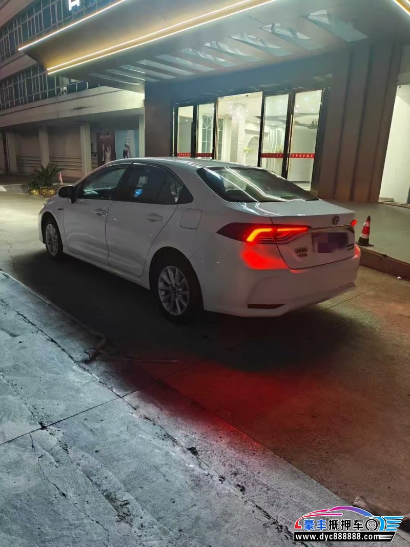 20年丰田卡罗拉轿车抵押车出售