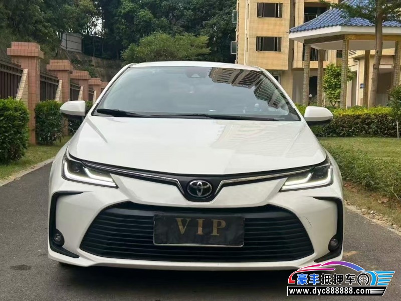 23年丰田卡罗拉轿车抵押车出售