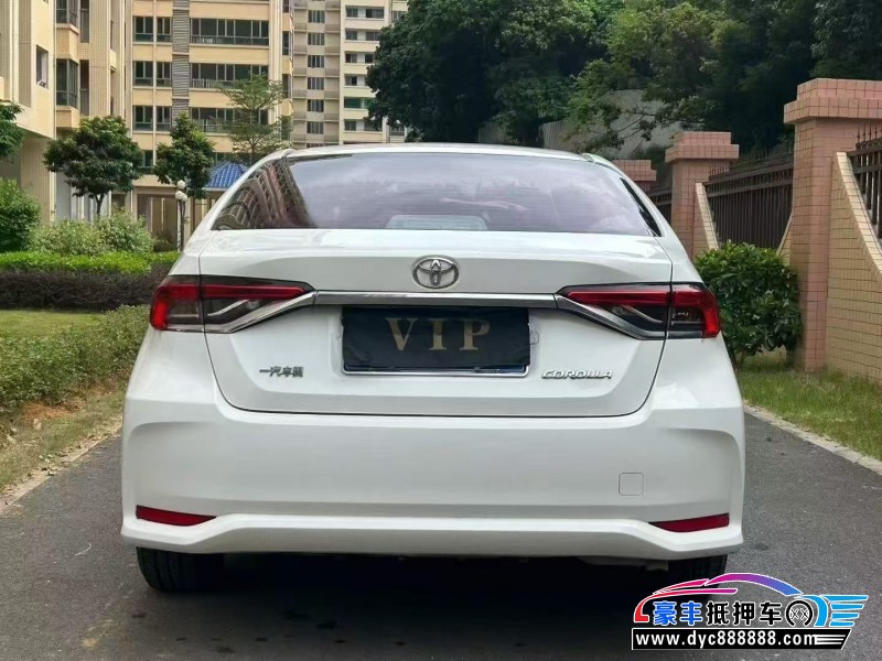 23年丰田卡罗拉轿车抵押车出售