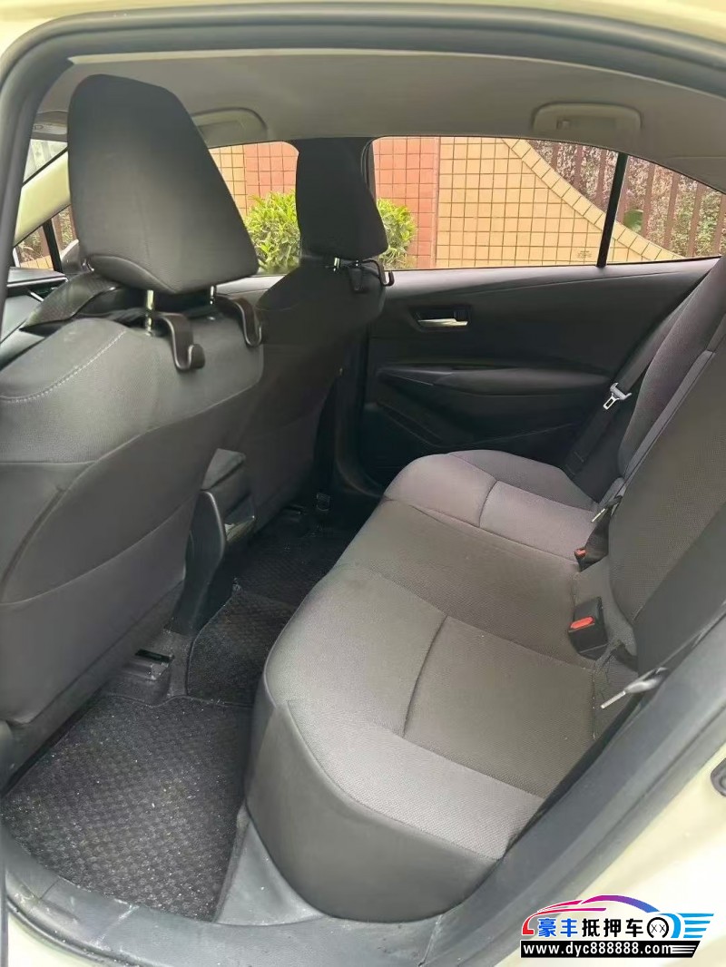 23年丰田卡罗拉轿车抵押车出售