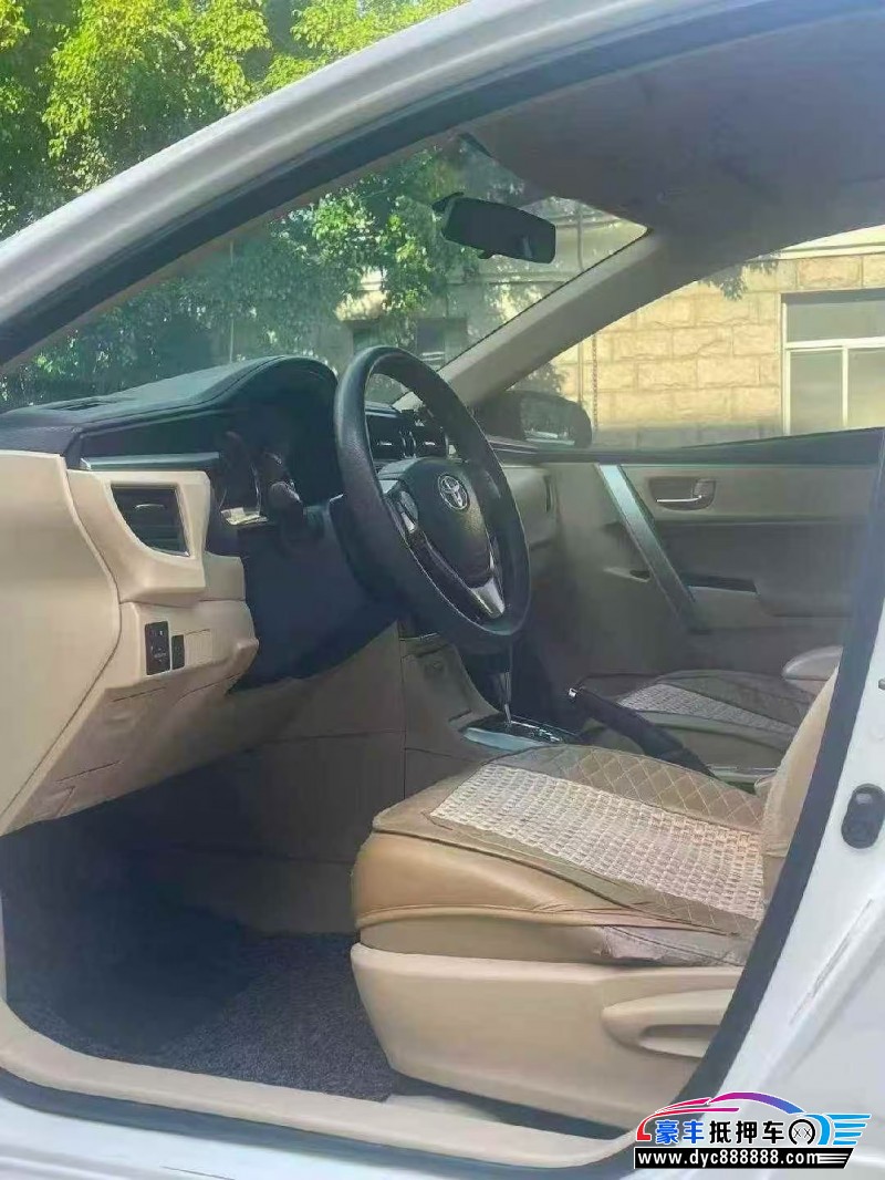 16年丰田卡罗拉轿车抵押车出售